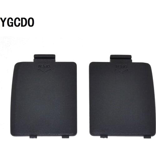 YGCDO 2 Sets For Seg Game Gear Handheld System Door Cover For GameGear GG L Aand R AA Battery Deep Gray