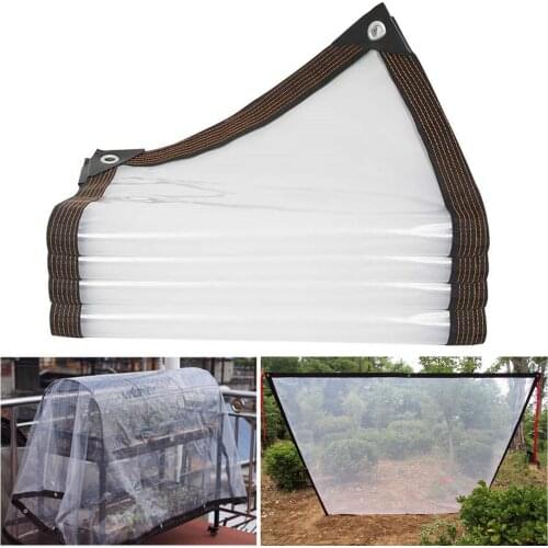 Plant protective Cover Transparent Plastic Greenhouse Film Frost-proof Tarpaulin Rainproof plane Breathable Markisentuch