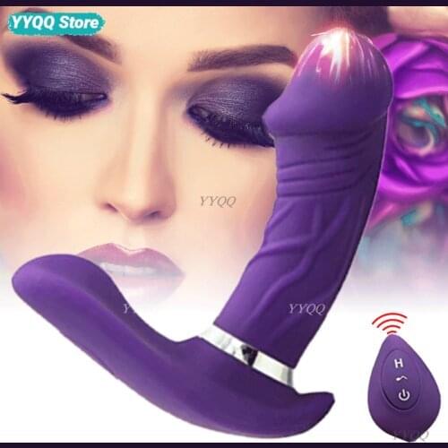 Female Vibrator Panties Wearable Masturbator G-Spot Dildo Clitoris Stimulator Strong Vibration Charging Adult Products Sex Toys