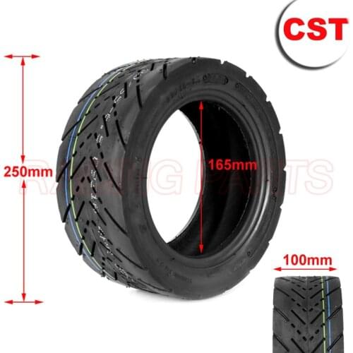 90/65-6.5 CST Vacuum Tire 11 Inch Refitted for Dualtron Thunder Electric Scooter Ultra Wear-resisting Tubeless Road Tyre