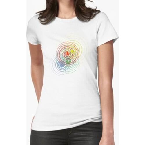 Abstract Circles T-Shirt Print Top