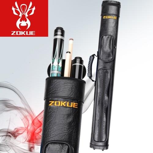 ZOKUE Carom Cue Case 4 Holes 2 Shafts+2 Butts Billiard Bag 84x11x6.5cm 3 Cushion Cue Non-slip Wear-resistant Waterproof Bag