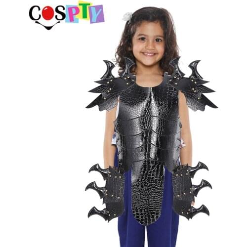 Cospty Festival Parade Party Costume Accessories Carnival Decoration Children Medieval Knight Armor For Kid