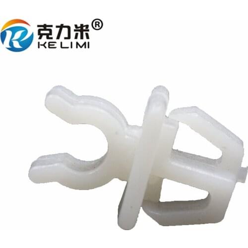 KELIMI Truck Auto hood Bonnet Prop Rod Support Clip Retainer Fastener Fixed White Nylon For Nissan Accesorios
