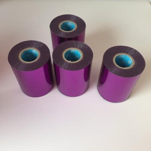 Purple Color Hot Stamping Foil Paper with Shipping Fee Plastic or Box Material for Transfer