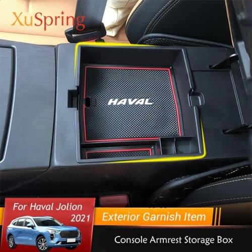 Car Interior Decoration Console Armrest Container Storage Box Refit Accessories Styling For Haval Jolion 2021 2022