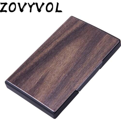 ZOVYVOL Metal Fashion Business Card Box 2020 Name Card Case RFID Blocking Smart Wallet Different Pattern Credit Card Holder