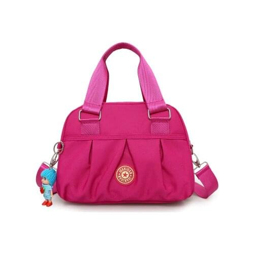 New Womens Casual Handbags!Hot Ladys Nylon shopping Shoulder&Crossbody bags Top Fashion fresh carved one-shoulder cross bags