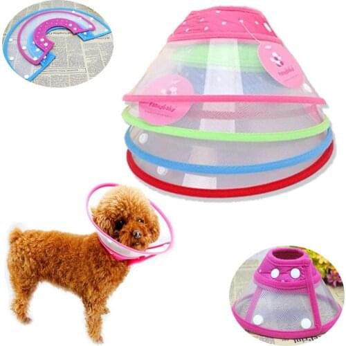 Cat Dog Collar Neck Cone Recovery Collar Elizabethan Collars For Anti-Bite Lick Surgery Wound Healing Pet Dogs Health Medical