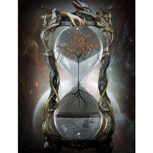 Scenery Fantasy hourglass 5D diy diamond painting Full Square Round Drill mosaic embroidery sale needlework decorationZP-2237