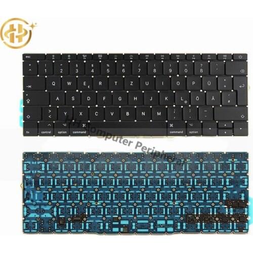 Genuine New A1708 German Germany DE Keyboard For Macbook Pro 13.3" Retina A1708 Keyboard Late 2016 Mid 2017