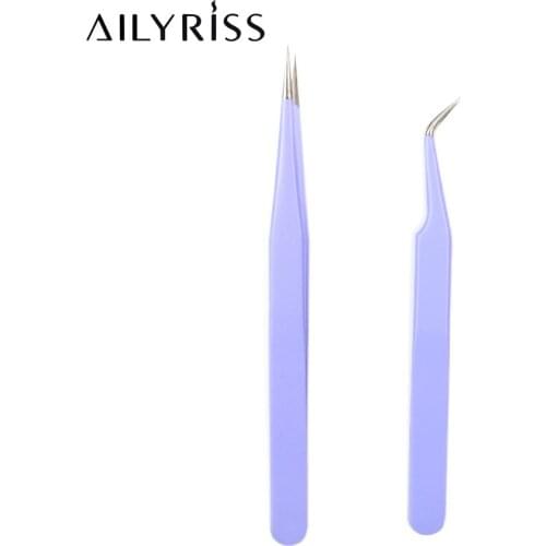 Eyelash Extension Pliers Professional Eyelash Extension Tweezers Stainless Steel High Precision Eyelash Tweezers Makeup Tool