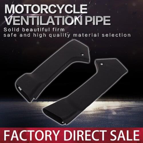1 Pair Motorcycle Ram Air Intake Tube Duct Pipe Set Fits Gas Turbine For Honda CBR250RR MC19 1988 1989 CBR250 NC19 Accessories
