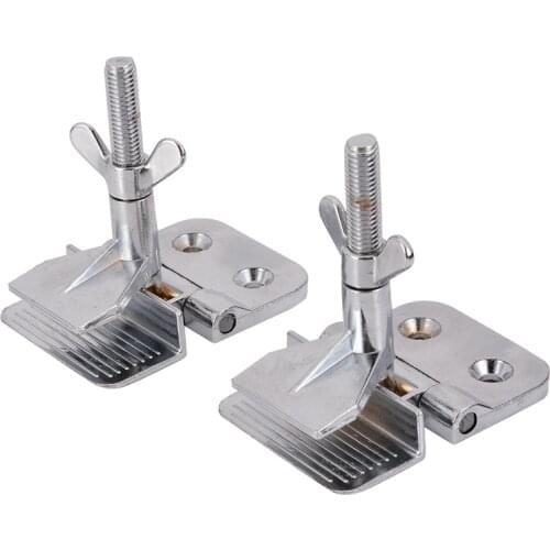 2pcs/set Silk Screen Printing Zinc Alloy Butterfly Hinge Clamp DIY Painting Fixing Screens Butterfly Hinge Clip Hardware Tool