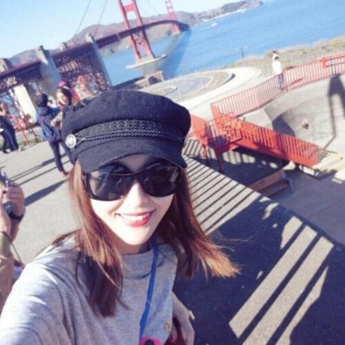 Women Berets Autumn Winter Hat Greek Fisherman Sailor Cap Vintage Buton Fiddler Hat Peaked Cap Fashion Plain Berets