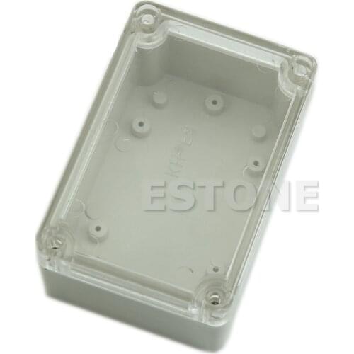1PCS Plastic Waterproof Cover Clear Electronic Project Box Enclosure Case 100x68x50mm