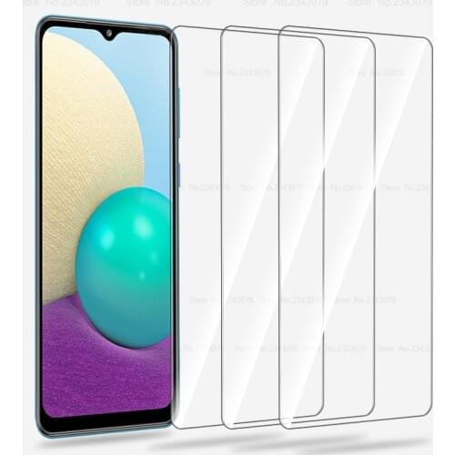 3pcs full cover tempered glass for Samsung galaxy a02 02a a 02 6.5" screen protector HD scratch-proof explosion-proof film