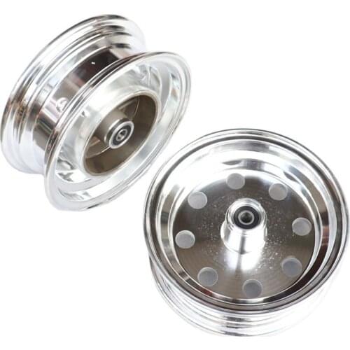 8 Inch Electroplated Rim front 2.75-8 rear 3.50-8 aluminum wheel hub for Monkey Bike Small Monkey MotorcycleWheel Modified