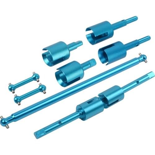 Aluminum TT-02 Cup Joint Dog Bones Wheel Axles C Parts for Tamiya TT02 51529 SP.1529 1/10 RC Drift Car