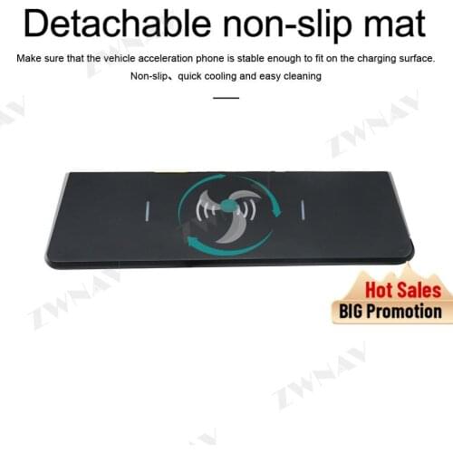 QI Car fast wireless charger for BMW X3/X4 2014 2015 2016 2017 2018 Intelligent Infrared Fast Wireless Charging Car Phone Holder