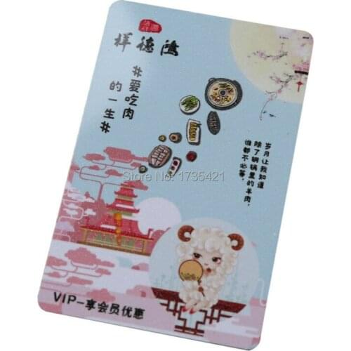 Custom printing plastic PVC cheap magnetic card