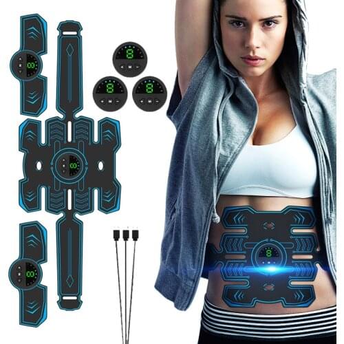 EMS Hip Stimulation Trainer Wireless Muscle Abdominal Fitness Leg Arm Workout Electric ABS Buttocks Simulators Massage Home Gym