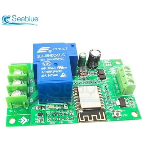 ESP8266 Wireless WIFI single/dual Channel 30A relay module ESP-12F Development board DC7-80/5V Eclipse/Arduino IDE AC 250V/DC30V