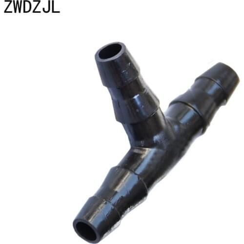 Irrigation hose tee 3 way 4/7 hose connector barbed 1/4" tee garden splitter water divider mist connector adapter 500pcs