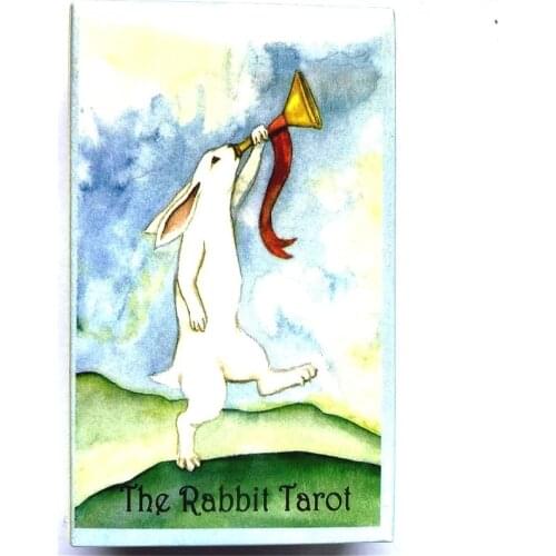 The Rabbit Tarot Cards English Version Oracle Divination Fate Game Deck Table Board Games Playing Card With PDF Guidebook