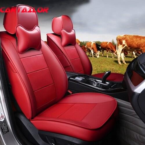Genuine Leather & Leatherette Seat Cover Set for Mitsubishi Pajero Sport 2019 2020 Seat Covers Supports for Car Seats Protection