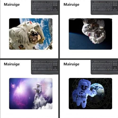 Mairuige popular astronaut background mouse pad, astronaut series exquisite desk pad, good-looking computer gaming keyboard pad