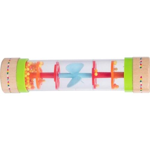 Mini Baby Rattles Rain Sound Toys Educational Instrument for Kids