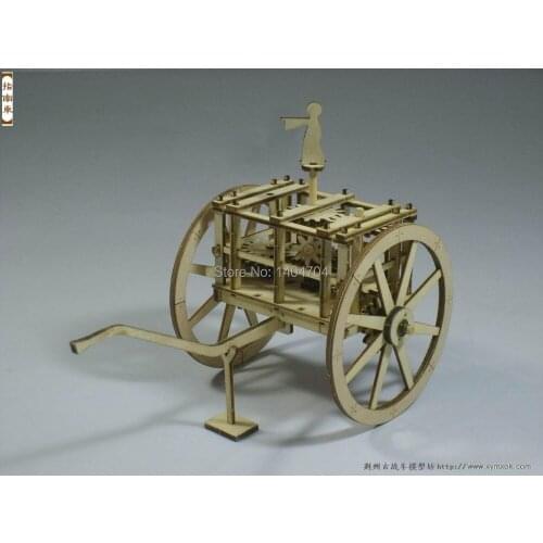 NIDALE model New arrive Chinese Ancient Compass chariot The Han Dynasty Compass Chariot wooden Model