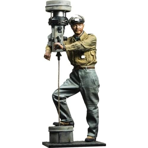 1/16 U-Boot-Kommandant, Resin Model Soldier figure GK, Military theme of World War II, Unassembled and unpainted kit