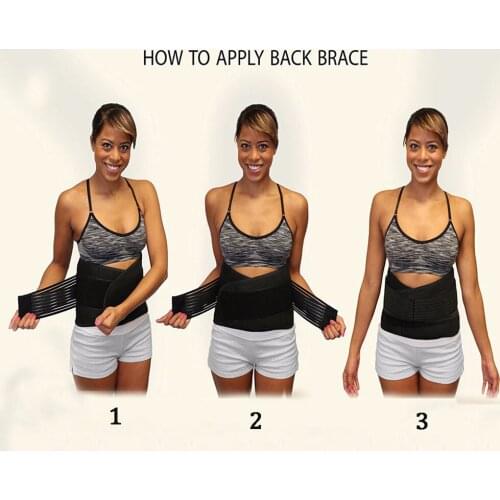 Lumbar Support Belt Mesh Elastic Back Brace Breathable Waist Treatment Adjustable Lower Back Belt Support Health Care