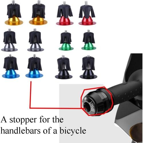A stopper for the handlebars of a bicycle Bicycle aluminum handle plug bicycle parts