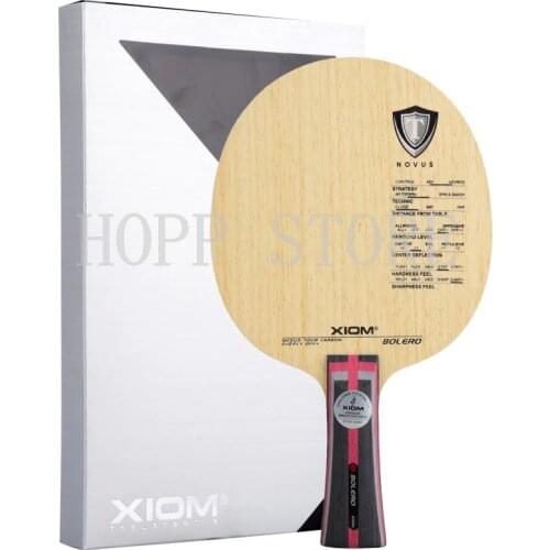Original XIOM BOLERO Aromatic Fiber Table Tennis Blade Racquet Sports Table Tennis Rackets Ping Pong Bat Paddle