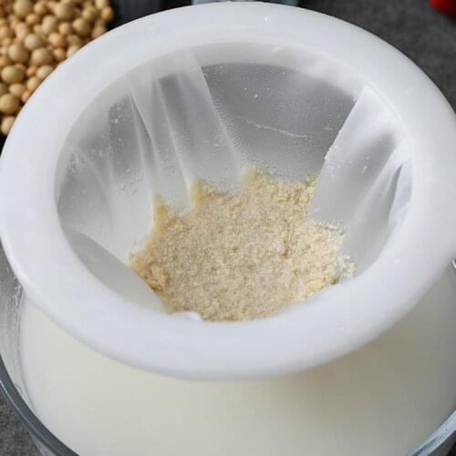 100/200/350/400 Mesh Kitchen Ultra-fine Mesh Strainer Kitchen Nylon Mesh Filter Spoon For Soy Milk Coffee Milk Yogurt Strainer