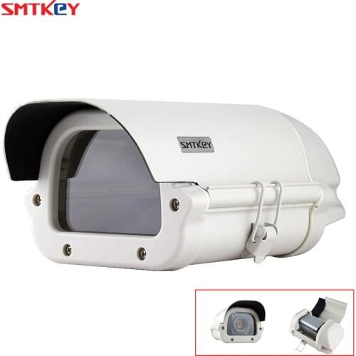 SMTKEY Surveillance Outdoor Security CCTV Camera Aluminum Metal Shield Housing for box camera