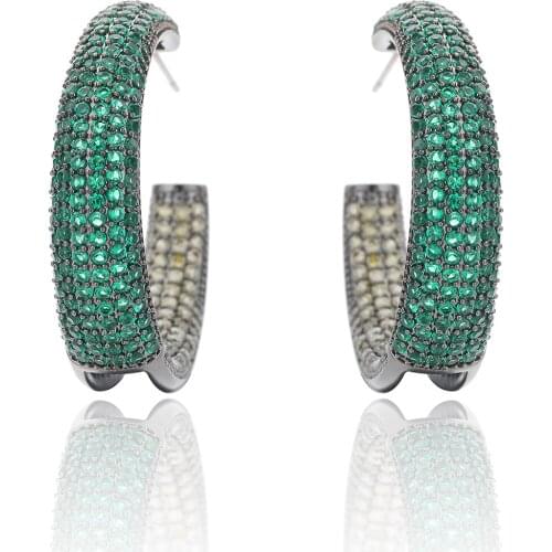 Cubic Zircon CZ Wedding Stud Earring,Crystals Star Earring for Bride Women Girl Prom Jewelry with 925 Silver Pin CE10992