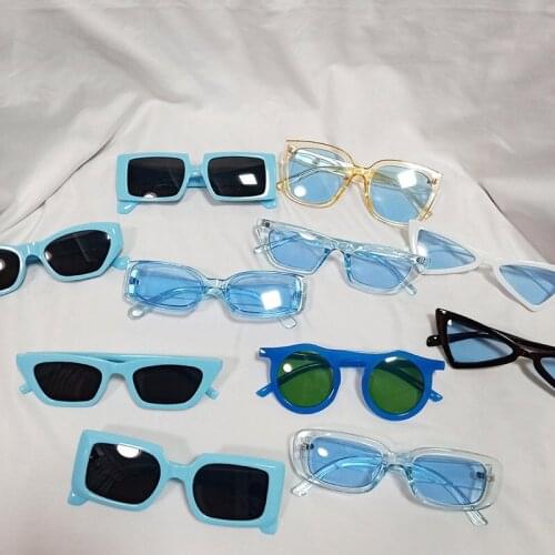 New Cat Eye Women Sunglasses Shaped Sun Glasses Female Eyewear Blue SunglassesAccessories Brand Designer Fashion