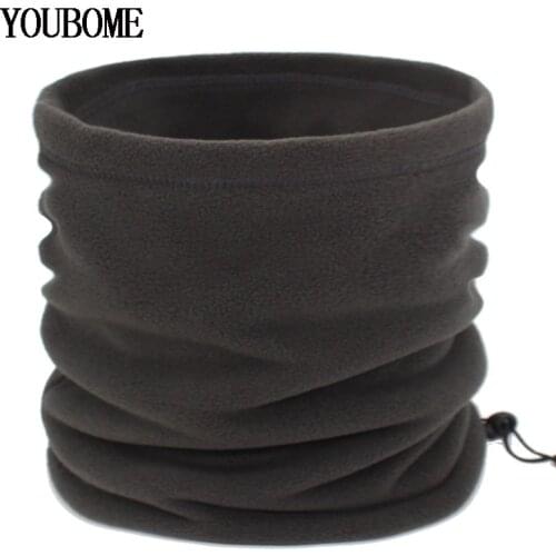 YOUBOME Women Winter Scarf Ring Men Knitted Scarves For Women O Neck Shawl Snood Warp Collar Warm Hat Male Solid Fleece Scarves