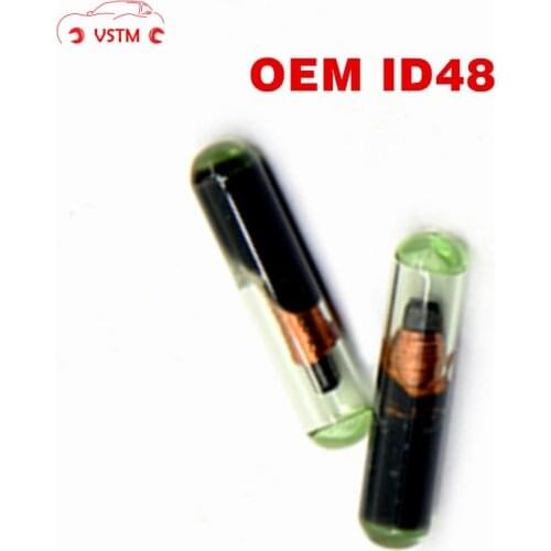 1pc Key Transponder Glass Chip Car OEM ID48 Megamos Crypto Chip