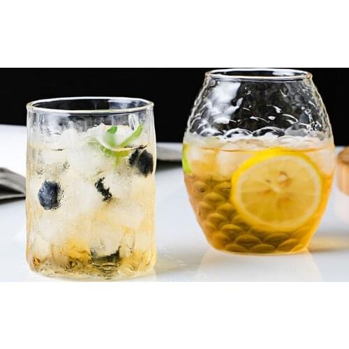 1PC Heat-resistant Glass Cup Beer Coffee Cup Set Creative Beer Mug Tea Glass Whiskey Glass Cups Drinkware