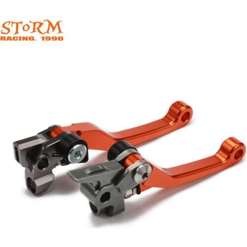 19 Pivot Dirt Foldable Brake Clutch Levers For SX XC EXC EXCF XCFW XCW SXF XCF SXR XCRW EXCR 125 144 150 200 250 300 350 450 500