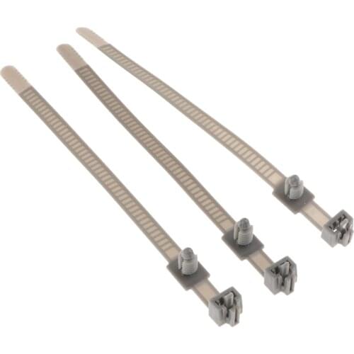 48PCS 170mm Releasable Plastic Zip Cable Tie Wrap Ratchet Wiring Fastener