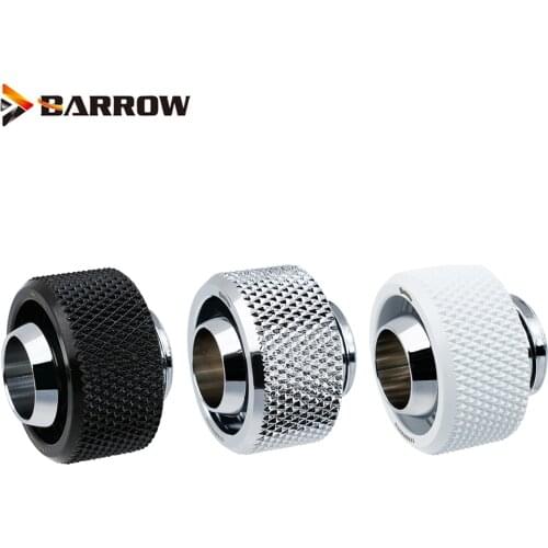 Barrow Multi Color G1 /4" 10 X 16mm Soft Tube Hand Twist Fittings computer Water Cooling Hose Pipe Fittings ,TFHRKN38H