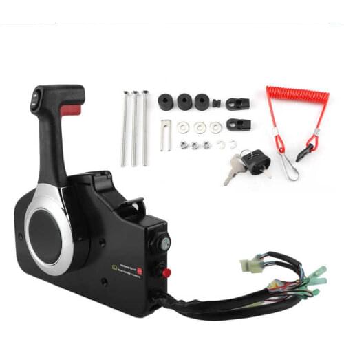 Side Mount Throttle Control Outboard Remote Control Boat Throttle 24800‑ZZ5‑A22 CNC Aluminium Alloy Fit for Honda Motor