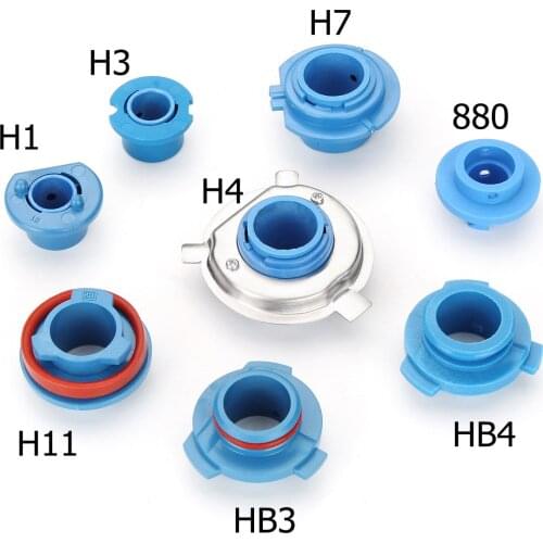 2pcs LED Headlight Bulb Base Adapter Socket Holder for Car Halogen Headlamps H1 H3 H7 HB3 HB4