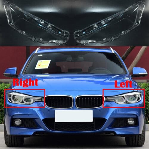 For BMW 3 Series F30 F35 2016-2018 318i 320i 330i 340i Headlamp Lampcover Head Light Glass Shell Caps Car Front Headlight Cover